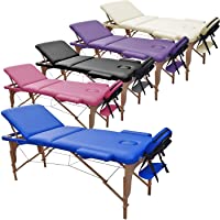 Beltom Camilla de Masaje 3 Zonas portatil 180 x 56 cm. - Pesa Solo 13.3 kg. y con Accesorios 14-5 kg. - Mesa Cama Banco…